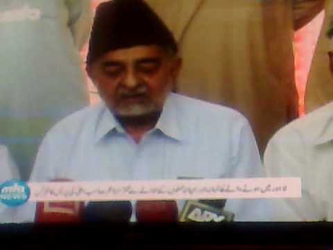 MTA Press Conference (Lahore attacks on Ahmadi Mosques) 28th May 2010.
