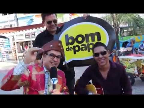 Rafael Almeida no Programa Bom de Papo -quadro papo de rua