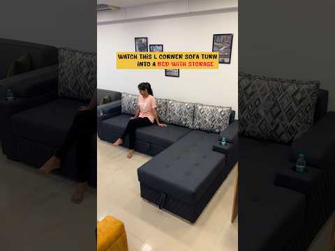 Trending Sofa cum bed 🔥|   #sofabed #furniture #interiordesign #trendingshorts #viralvideo