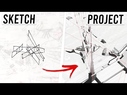 Design Workflow as an Architecture Student. My Project from Start to Finish