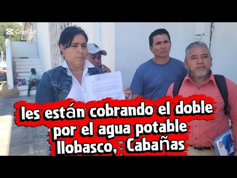 Comité por la Defensa del Agua de Ilobasco,,  presentan denuncias por el incremento  injustificados 