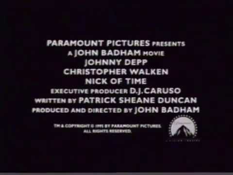 Nick of Time - 1995 Movie Trailer TV Spot (Johnny Depp)