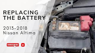 How to Replace the Battery on a 2013–2018 Nissan Altima (Step-by-Step) diy video #nissanaltima