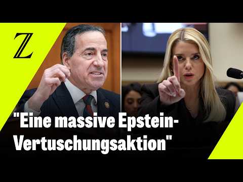 Aus der Bondi-Anhörung: Demokraten attackieren US-Justizministerin wegen Umgang mit Epstein-Files
