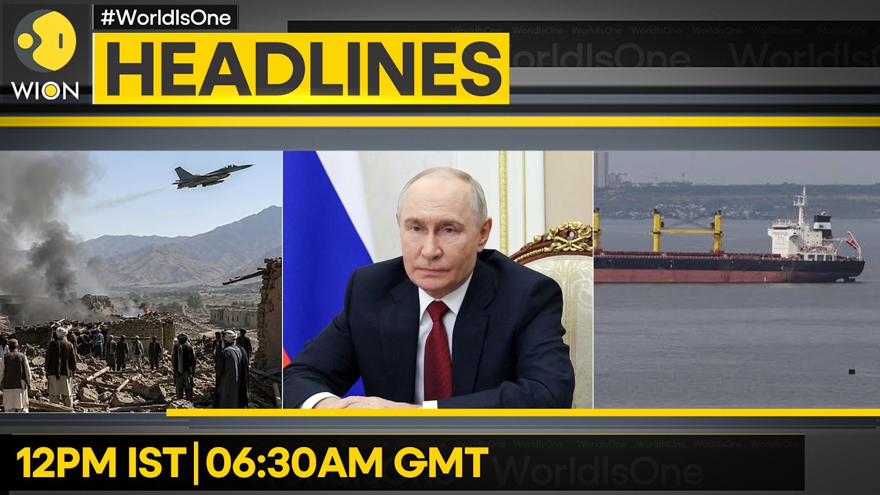 Russia Claims To Hit Cargo Vessel In Odesa | 3 Killed In Pakistan Strikes In Afghanistan| Headlines