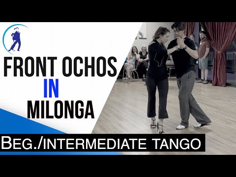 Milonga-Front ochos from linear molinete.