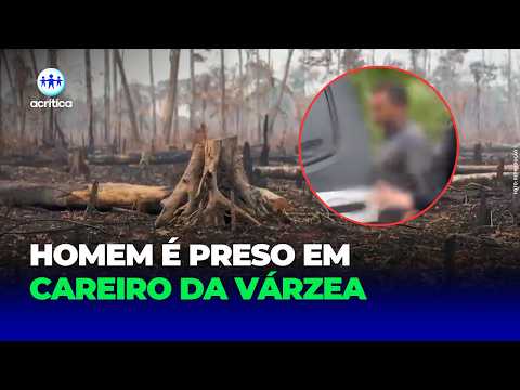 PRISÃO EM FLAGRANTE: HOMEM É PRESO PROVOCANDO INCÊNDIO EM MATA