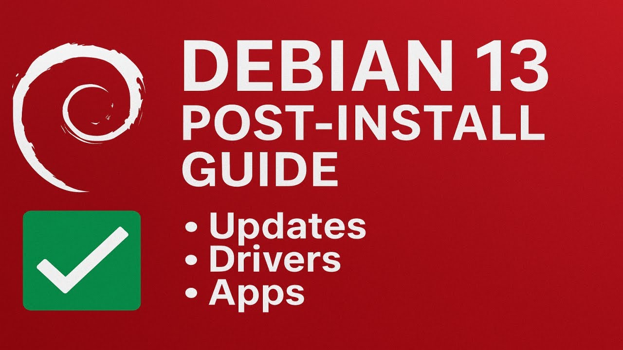 Debian 13.2 Post Install Guide | Essential Tweaks, Drivers, Repos & Performance Setup