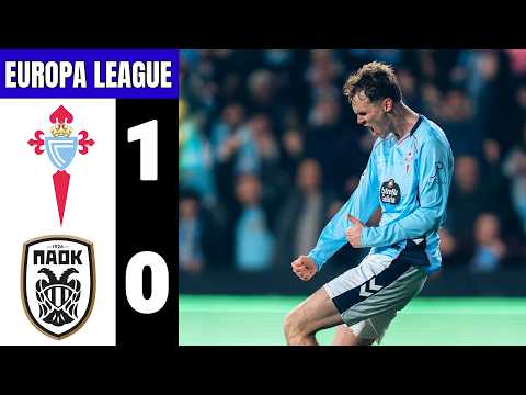 RC Celta de Vigo vs PAOK 1-0 Highlights | UEFA Europa League 2025/26