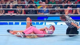 Asuka attacks Charlotte Flair - WWE SmackDown 7/21
