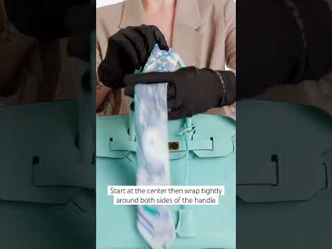 How to Tie a Twilly Scarf on a Bag