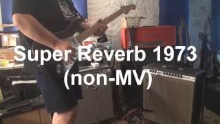 Video thumbnail for Fender Super Reverb 1973 (non MV) + Stratocaster by vmountain