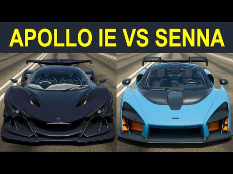 Forza Horizon 4: McLaren Senna vs. Apollo Intensa Emozione Drag Race