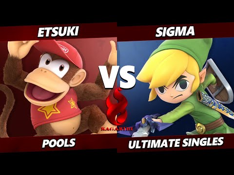 Kagaribi 11 - Etsuji (Diddy Kong) Vs. Sigma (Toon Link) Smash Ultimate - SSBU