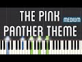 The Pink Panther Theme Piano Tutorial Medium