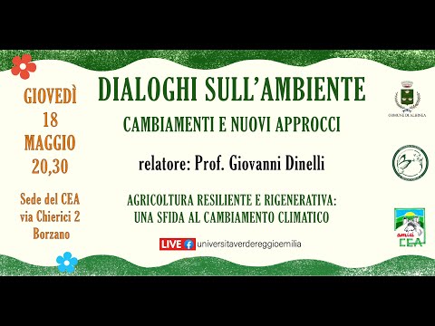 Agricoltura resiliente e rigenerativa  Prof Giovanni Dinelli