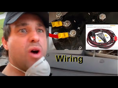 Aeromotive Wiring Install || 65 Mustang Footage