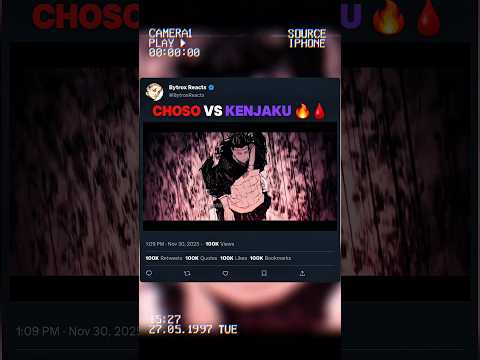 Choso Vs Kenjaku In Season 3 🔥🩸 #jujutsukaisen #animeedit #anime #jjk