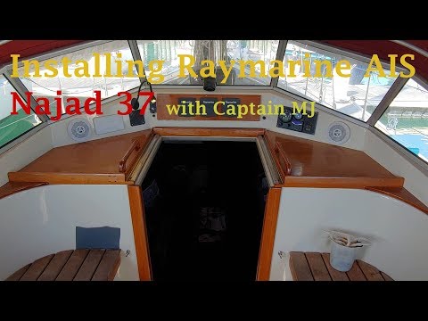 Sailing Scarlet - Installing Raymarine AIS700 Sailing Scarlet - Installing Raymarine AIS700