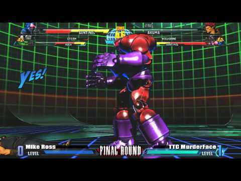 Mike Ross vs TTC MurderFace FRXIV Marvel vs Capcom 3 Top 16