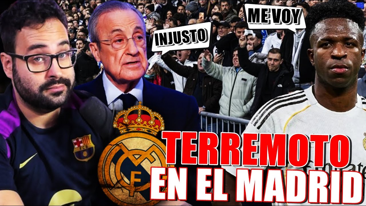 💥¡TORMENTA en el MADRID! VINICIUS DICE que se VA y el CLUB NO ACEPTA la PITADA del BERNABÉU