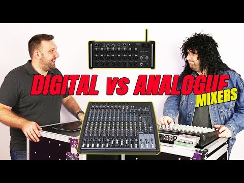 Digital vs Analogue Mixers - Midas MR 18 vs Show 16 Channel Mixer