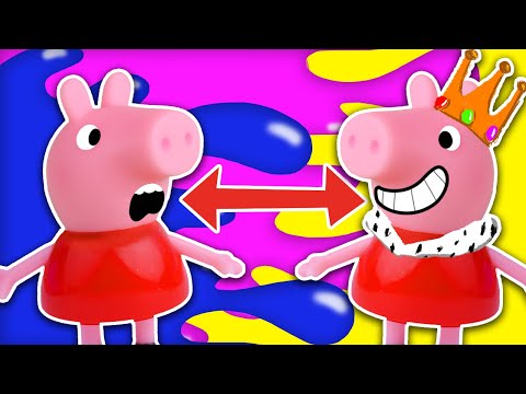 Back in Time Peppa Pig Toys Cartoon for Kids