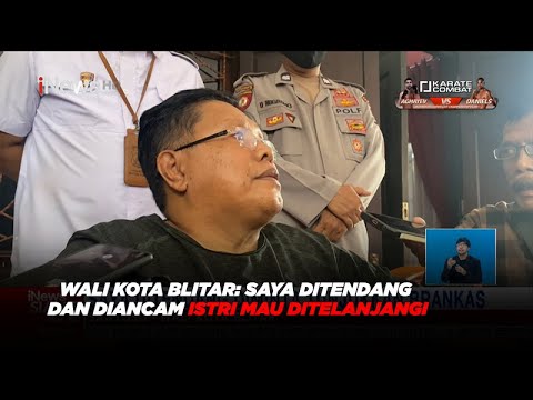 Dirampok, Wali Kota Blitar: Saya Ditendang dan Diancam Istri Mau Ditelanjangi #iNewsSiang 14/12