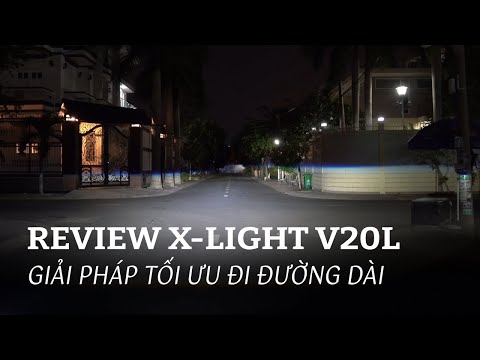 Bi laser X-Light V20L pha cực sáng cho đường dài