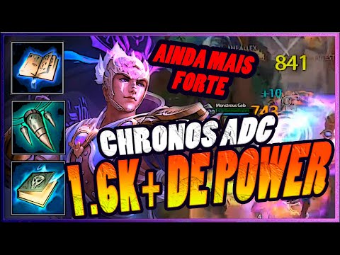WTF PQ É TÃO PODEROSO?? 1.6k POWER | Chronos Gameplay, SMITE BR