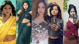 Bangla actress angelsabhia navelpiercing ❤️5/ #tiktok #saree #navelpiercing #reels #angelsabhia /
