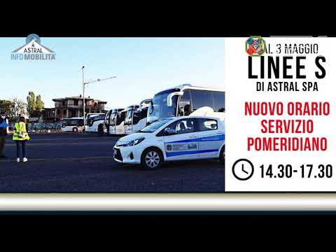 Notiziario video ASTRAL INFOMOBILITA' di venerdì 30 aprile 2021