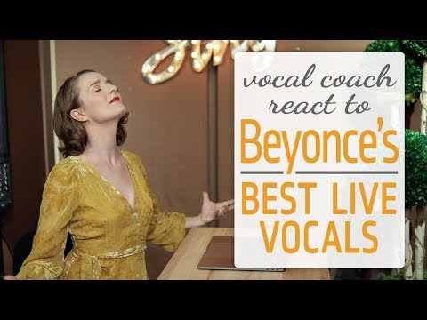 vocal coach reacts Beyonce's best live vocals