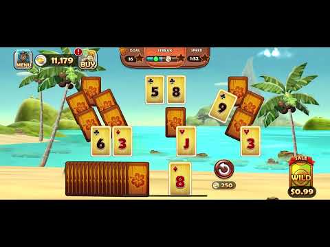 Tiki Solitaire TriPeaks | 76 Minute Preview Gameplay Introduction/Tutorial (iOS) - YouTube