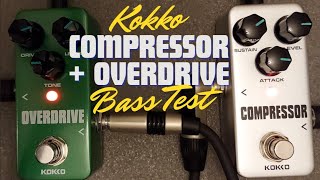 Video thumbnail for Kokko FCP2 Compressor + Kokko FOD3 Overdrive | Bass Test by Left Bass Fingers