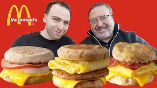 ENTIRE McDonald's BREAKFAST MENU - American Fast Food Review | Orlando, Florida