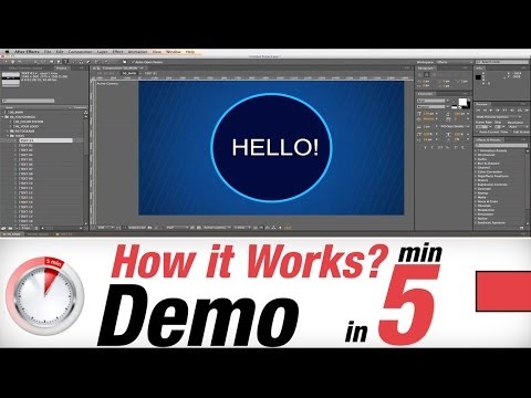 After Effects Template BlueFX Kinetic 2 Demo