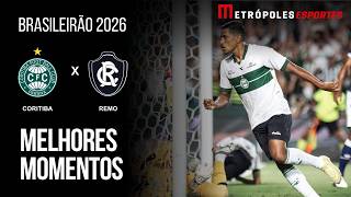 Coritiba 1 x 0 Remo | Melhores Momentos | Brasileirão 2026