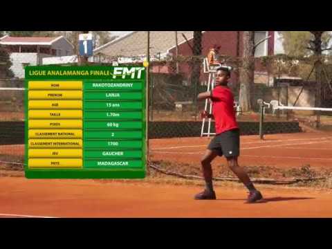 Championnat Tennis Analamanga U16 Homme 2018 FENOSOA Vs LANJA