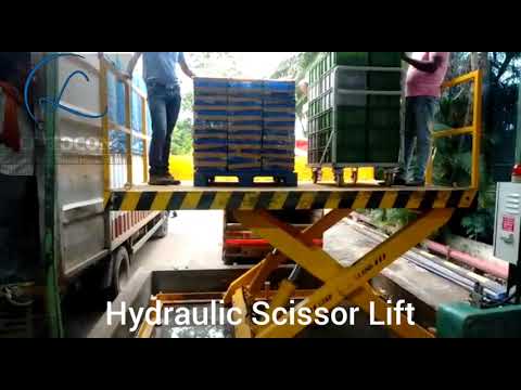 Hydraulic Industrial Goods Lift