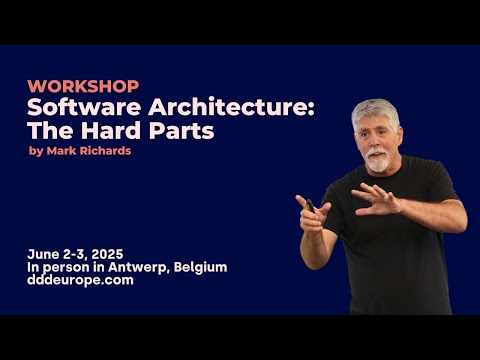A short intro on the workshop "Software Architecture, the Hard Parts" by Mark Richards