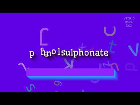 PHENOLSULPHONATE - HOW TO PRONOUNCE PHENOLSULPHONATE? #phenolsulphonate