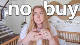 the truth about my no buy year 💸 🤑💲 (the secret isn't in the budget...)