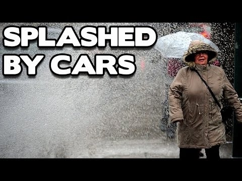 Getting Splashed by Cars Compilation for kids