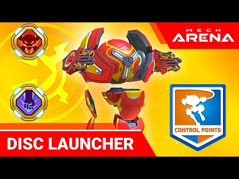 Surge with Disc Launcher 12 - CPC - Mech Arena
