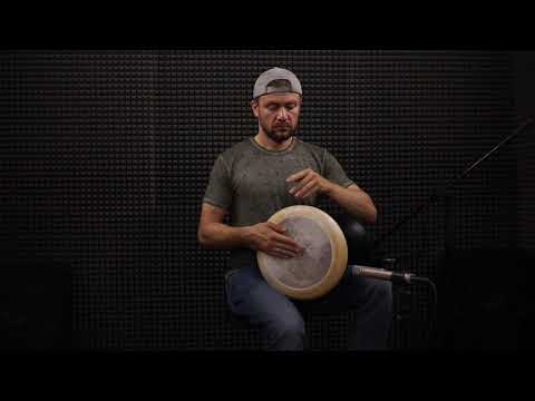 Clay darbuka dumbek bass dohola 10" ceramic by Evgeny Percussion Handcrafted Drums