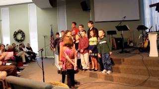 kids singing Mary had a Baby