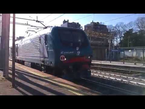 E464 244 XMPR+7 2 piani Trenord - Monza - 25/01/2019