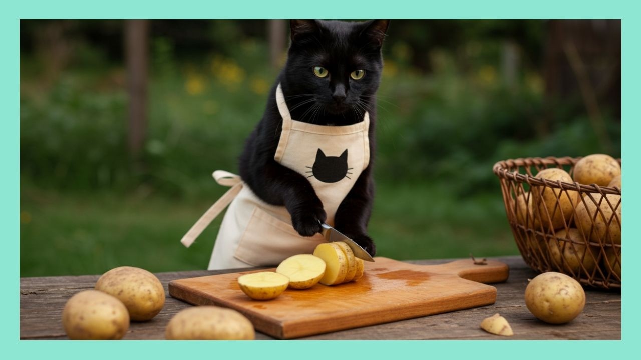 黒猫ジジのポテトフライ🍟