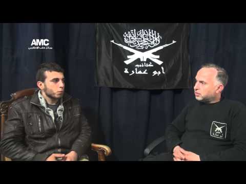 لقاء مع عنصر منشق من قوات النظام في حلب بعد أن أمنت كتائب أبو عمارة ترتيبات انشقاقه بسلام